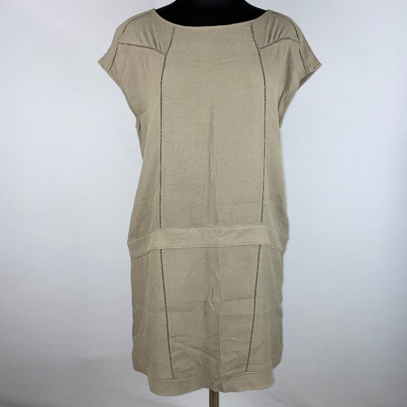 Comptoir Des Cotonniers 2 Dress Accents Cap Sleeve - Picture 1 of 10